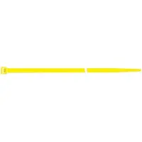 SAPISELCO kabelbinders, L 280 x B 4,5 mm, PA 6.6 geel, trekbelasting 220N, 100 stuks