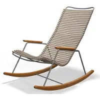 Houe Loungestoel Click Rocking Chair Beige