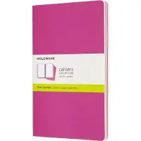 Moleskine Cahier Journals - Large - Gelinieerd - Roze - set van 3
