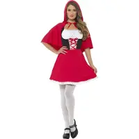 Smiffys - Red Riding Hood Kostuum - S - Rood