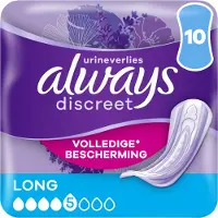 Always Discreet Incontinentie Verband Long 10 Stuks