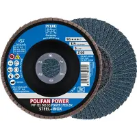PFERD TOOLS 67686125 Z Sg Power Steelox Lamellenschijf Diameter 125 mm Boordiameter 22.23 mm Korrelgrootte (num) 60 10 stuk(s)