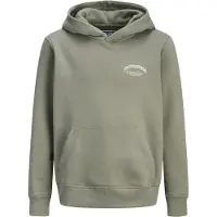 Jack & Jones Junior Sweatshirt 'JJEBrandes' aardetinten / wit
