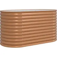 vidaXL Verhoogd bed Bruin 160 x 80 x 81 cm Staal
