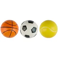 Eddy Toys Speelballen Set 3 Stuks - Ballenset Kinderen met Voetbal Basketbal en Tennisbal - Zachte Ballen voor Binnen en Buiten - Sportballen Speelgoed voor Peuters en KleutersH