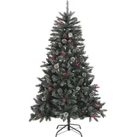 vidaXL - Kunstkerstboom - met - standaard - 120 - cm - PVC - groen