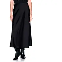 Armani Exchange Dames Midi-rok zwart (M), Casual, Polyester XW001420AF19592UC001