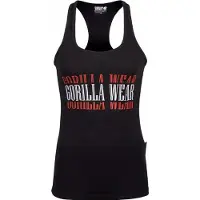 Gorilla wear Top 'Verona' rood / zwart / wit