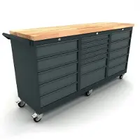 Kippers Rijssen Werkbank mobiel 2x 5 en 1x 7 ladekast