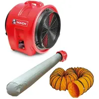 Kippers Rijssen Mobiele ventilator Metalworks MV400PPSET