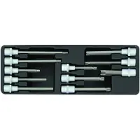 Kippers Rijssen Torx spline en inbusdoppenset 1/2" 11 dlg
