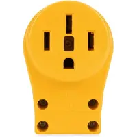 Camco Power Grip Adapter 50a Geel