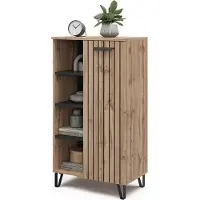 Vicco Amber Dressoir – 35 x 110 cm met 1 deur Bruin
