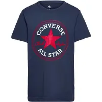 Converse Shirt navy / rood / wit
