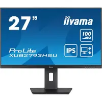 Iiyama PC-scherm - - 27" - Full HD - 100Hz - IPS-paneel - 1ms - In hoogte verstelbare voet + Pivot - Prolite XUB2793HSU-B7