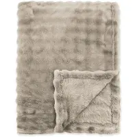 Byrklund Bedsprei Ribbed Comfort - Taupe 150 x 200 cm