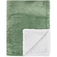 Byrklund Bedsprei Snowy Hug - Olijfgroen 150 x 200 cm