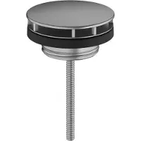 Hansgrohe afvoergarnituur niet afsluitbaar, voor wastafels, brushed black chrome