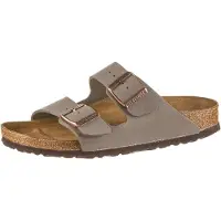 Birkenstock Muiltjes 'Arizona' stone grey