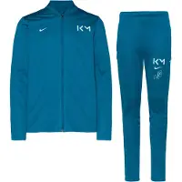 Nike Kylian Mbappé Academy Trainingspak Full-Zip Kids Blauwgroen Lichtblauw