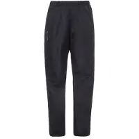 Vaude Bike Women's Fluid Full-Zip Pants S/S, regenbroek, dames, zwart
