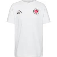 Puma Functioneel shirt 'FC St. Pauli King' donkerbruin / rood / wit