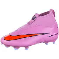 Nike Zoom Mercurial Superfly 10 Academy Gras / Kunstgras Voetbalschoenen (MG) Kids Roze Felrood Lichtblauw