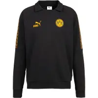 Puma Sportsweatshirt 'Borussia Dortmund' curry / zwart