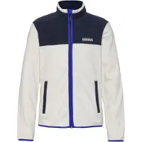 Napapijri Fleece jas 'Dergana' donkerblauw / wit