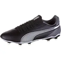Puma Voetbalschoen 'King Match' grijs / zwart / wit