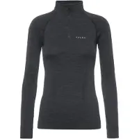 Falke - Women's Wool-Tech L/S Zip - Merino-ondergoed XS, zwart