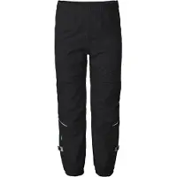 Vaude - Kid's Grody Pants V - Regenbroek 122/128, zwart