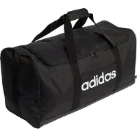 Adidas Sporttas 'Linear Duffel' zwart / wit