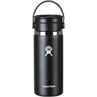 Hydroflask Thermosfles Wide Mouth Flex Sip Lid Black 473 ml