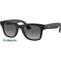 Ray Ban Ray-Ban: Meta Wayfarer - Gen1 AI-smartbril - Polarized Gradient Graphite - Matzwart