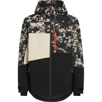 O'Neill Outdoorjas 'Fwc'Cruz' stone grey / donkeroranje / zwart