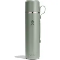 Hydroflask - Hot Flask And Cup - Isoleerfles 1065 ml, grijs/olijfgroen