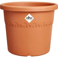 Elho Bloempot Algarve Cilindro - Kunststof - Terra - Diam.58xh48cm
