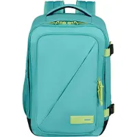American Tourister Take2Cabin Casual Backpack S Dusty Turquoise/Lime