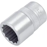 Hazet Dopsleutel 880AZ-1/2 · 3/8 inch (10 mm) vierkant hol · Buitentwaalfkant tractieprofiel · SW 1/2?
