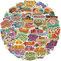 Northix Stickerpakket - Mix van Spaans en Engels