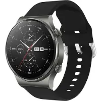 IMoshion Siliconen bandje voor de Huawei Watch GT 2 / Pro / 2e Sport 46 mm - Zwart