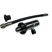 Metalsub Argon Regulator With Dry Suit Hose Zwart,Goud 50 cm