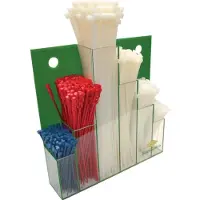 SAPISELCO Kabelbinderset nylon display 600-delig