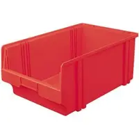 LA-KA-PE Magazijnbak | L500/450xB300xH200 mm | PS rood | 8 stuks - LK1B ROT LK1B ROT