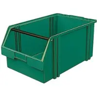 LA-KA-PE Magazijnbak | L500/450xB300xH230 mm | PS groen | 8 stuks - LK1A GRÜN