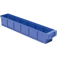 LA-KA-PE Stellingbak | L500xB93xH83mm | blauw polypropyleen | 16 stuks - VKB 500/93 BLAU VKB 500/93 BLAU
