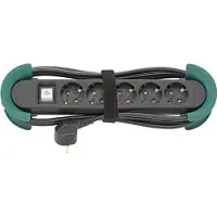 Fortis Stekkerdoos, stekkerdoos met 5 stopcontacten H05VV-F3G1.5 3m oprolmechanisme en haak FORTIS (6 x, CEE 7/3)