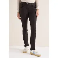 Cecil Dames Broek in lederlook - Bruin - 27