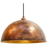 ROYALTECH Hanglamp Casimir, dimbaar, koper, Woon-/ Eetkamer, metaal, Vintage, hanglamp